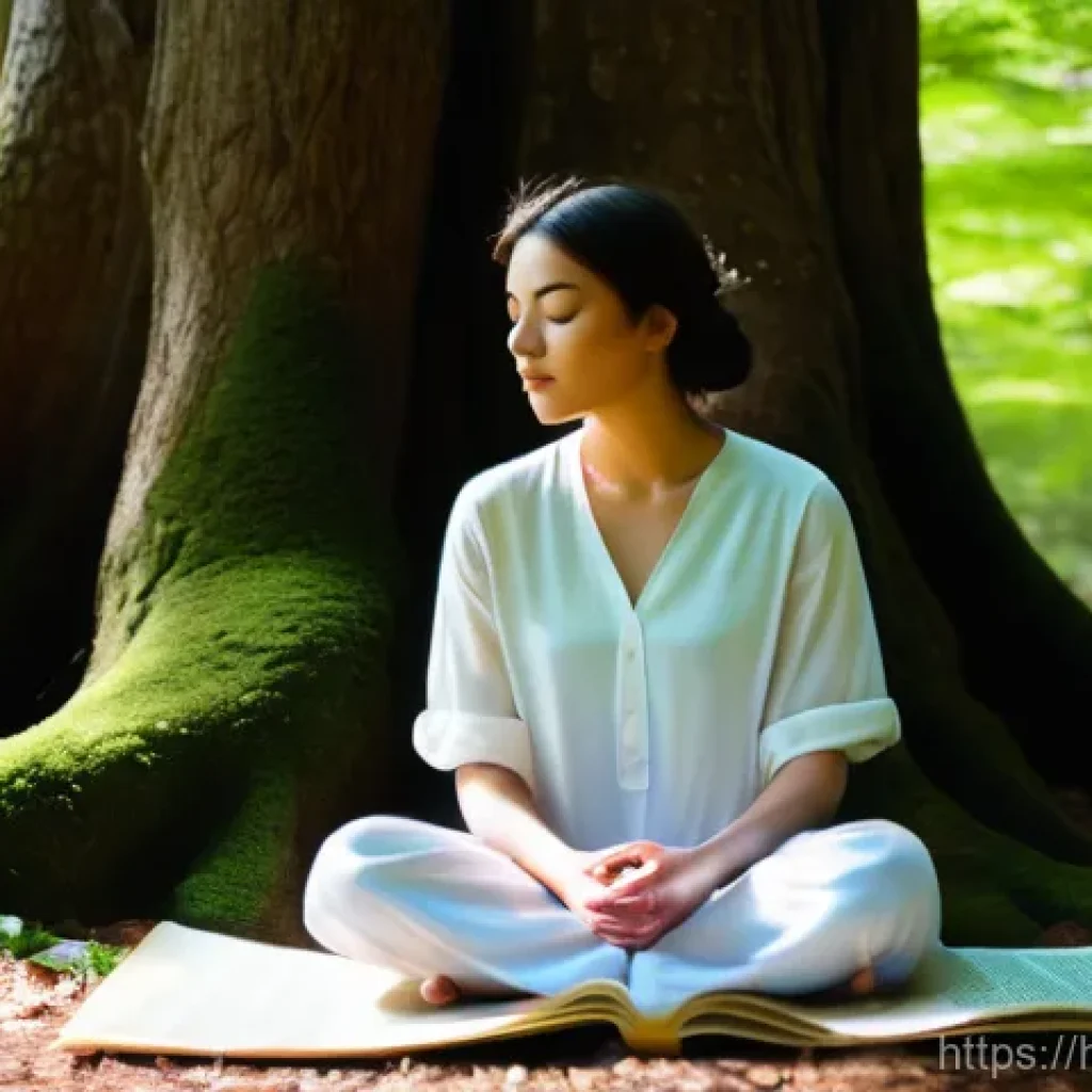 종교적 세계관과 철학적 논의 - **Prompt 1: The Seeker's Contemplation**
A serene, gender-neutral individual, dressed in modest,...